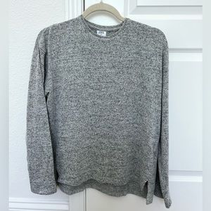 ZARA Big Kids Grey Long Sleeve Sweater